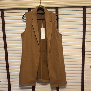 Love Tree Camel Sleeveless Vest -Size XL-NWT